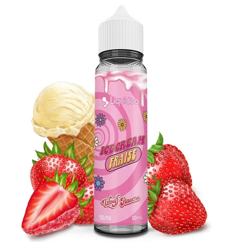 Ice cream Fraise Wpuff Liquideo 50ml