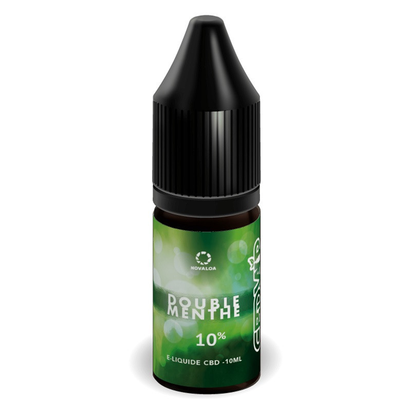 E-liquide CBD Double menthe CBD 1000mg Novaloa en vente chez Egovap proche de Plaisance du Touch.