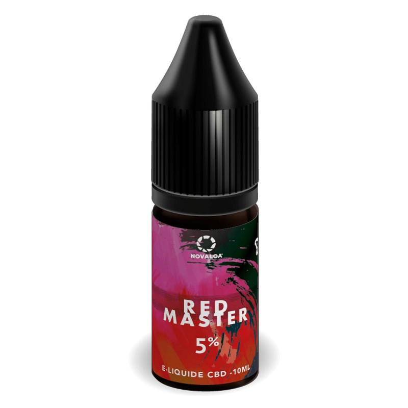 Eliquide cbd fruits rouges Red Master CBD 500mg Novaloa - chez Egovap cbd shop proche de Plaisance du Touch.