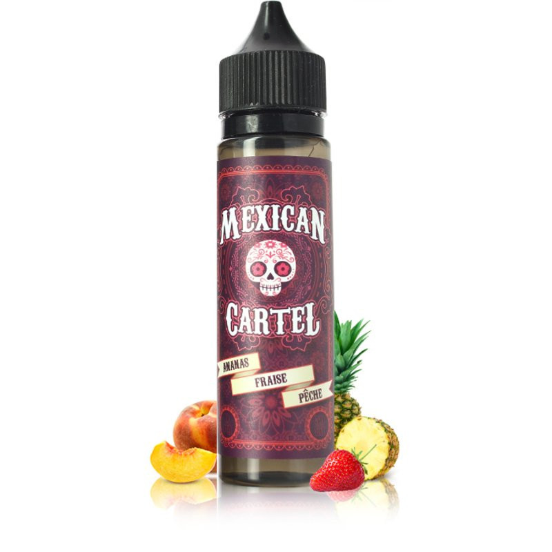 Ananas fraise pêche - Mexican Cartel - 50ml