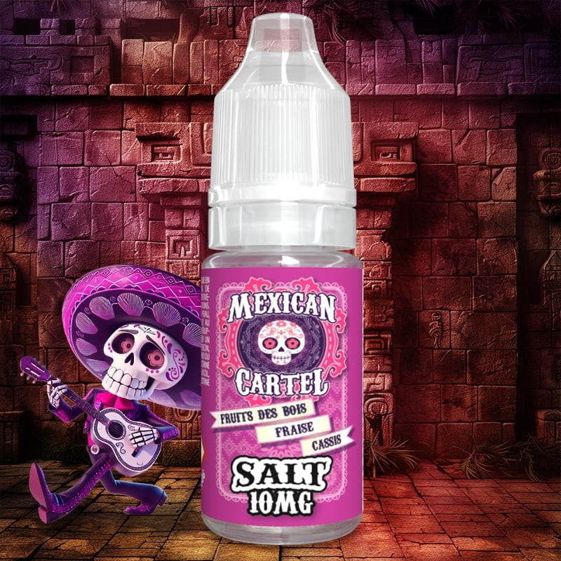 Fruits-des-bois-fraise-cassis-Sels nicotine-Mexican-Cartel